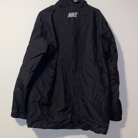 XL Unisex Lined Nike collared Jacket Black - Picture 3 of 7